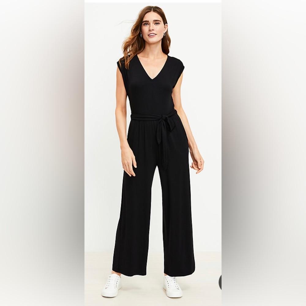 The Loft Tie Waist Jumpsuit